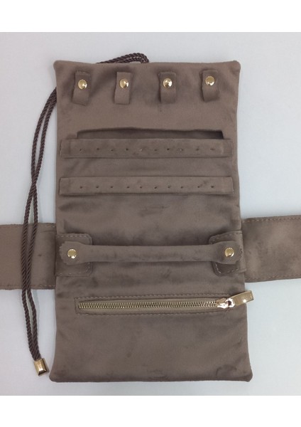 Katlanabilir Rulo Takı Çantası, Seyahat ve Günlük Kullanım Için Şık ve Pratik indirimleri