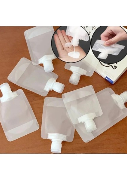 3'lü Çok Renkli 100ML Seyahat Şişe Seti, Tekrar Kullanılabilir, Hafif ve Pratik