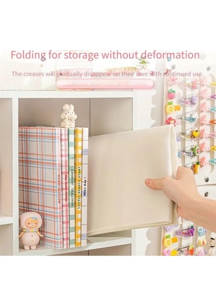 Ekru Keçe Saç Aksesuarı Düzenleyici Çanta ve Depolama Sistemleri fırsatları