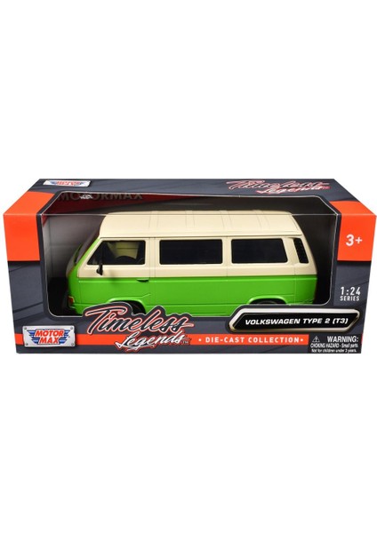 Volkswagen Type 2 (T3) Yeşil ve Bej "timeless Legends" Series 1/24 Model Araç fiyatları