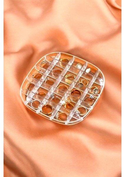 Beyaz 16 Bölmeli Takı ve Makyaj Saklama Kutusu SHN-1154 fiyatları