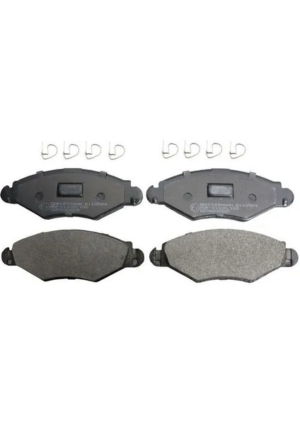 Fren Balatası On Wva 23205 Peugeot P206 1.4 1.4hdı 1.6 98-&gt; 130.7X47.6X18MM