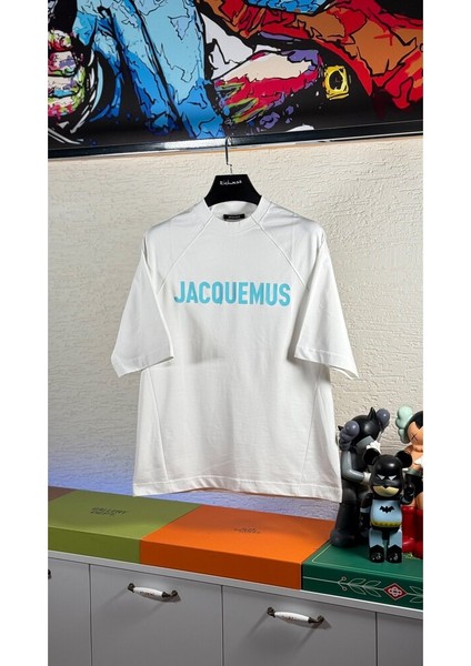 Logo Baskılı Oversize Beyaz Erkek T-Shirt Nw fiyatları