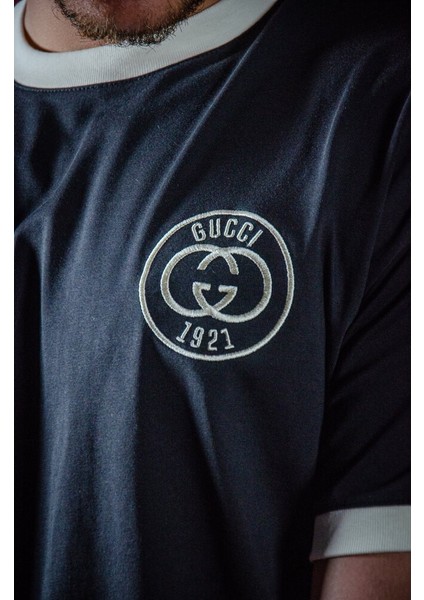 1921 Nakış Logo Siyah Erkek T-Shirt Nw fiyatları