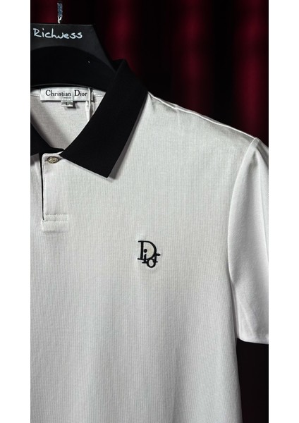 İthal Nakış Logo Detaylı Beyaz Polo Yaka T-Shirt – Şıklık ve Konforun Kusursuz Dengesi fiyatları