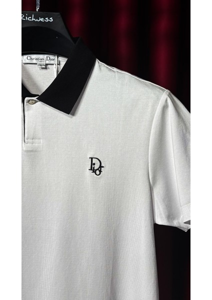 İthal Nakış Logo Detaylı Beyaz Polo Yaka T-Shirt – Şıklık ve Konforun Kusursuz Dengesi modelleri