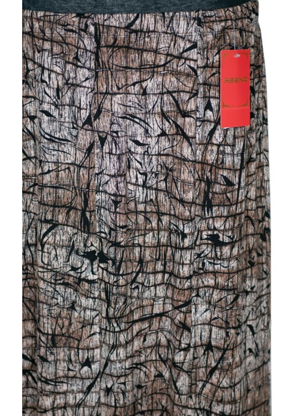 Kadın Betül 8 Parça Lastikli Astarsız Taş Beji Etek Desen 46 fiyatları