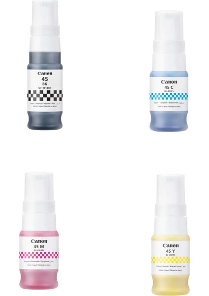 Gı-45 Orijinal 4 Renk Mürekkep Seti