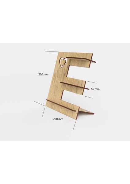 Turuncu Ahşap Bileklik Düzenleyici Askısı, Şık ve Kullanışlı Takı Saklama Çözümü fiyatları