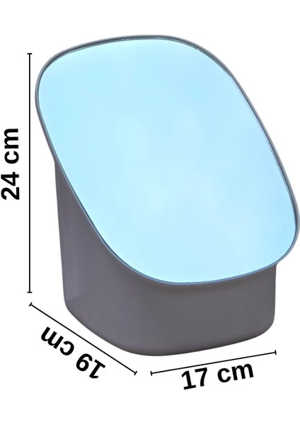 Aynalı Kanguru Kozmetik Düzenleyici Beyaz, Şık ve Pratik Organizer