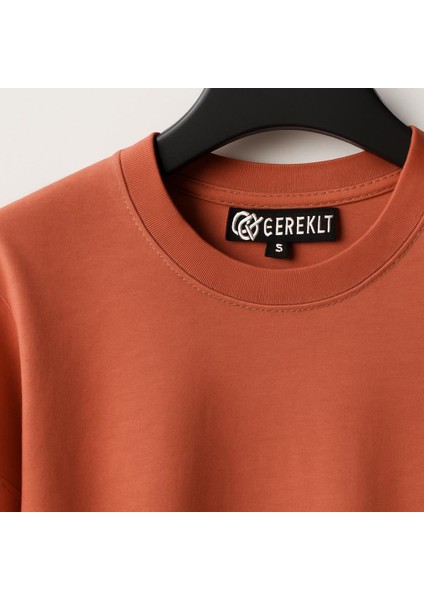 Erkek Pembe Yarı Oversize 2 Iplik Basic Tişört Günlük Giyim Rahat Ütü fiyatları