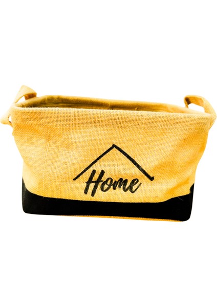 Home Jüt Hasır Ev Düzenleyici Mutfak Banyo Salon Sepeti Katlanır Sıvı Korumalı Orta fırsatları