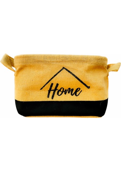 Sweet Home Jüt Hasır Ev Düzenleyici Mutfak Banyo Salon Sepeti Katlanır Sıvı Korumalı Küçük fiyatları