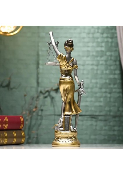 Themis Adalet Terazisi Heykeli Büyük 55CM fırsatları