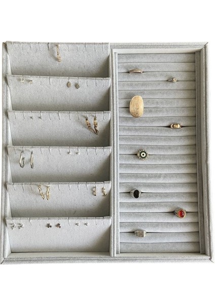 Gri Çekmece Içi Takı Düzenleyici, Şık ve Pratik Saklama Çözümü