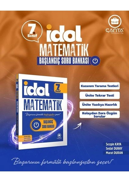 Çanta Idol 7.sınıf Matematik Başlangıç Soru Bankası