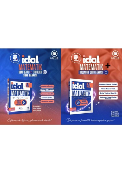 8. Sınıf Idol Matematik Konu Özetli & Etkinlikli ve Başlangıç Soru Bankası