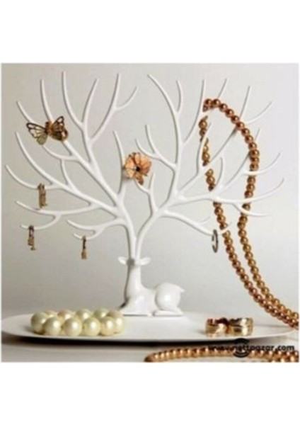 Renkli Geyik Tasarımlı Takı Standı, Şık ve Kullanışlı Dekoratif Aksesuar fiyatları