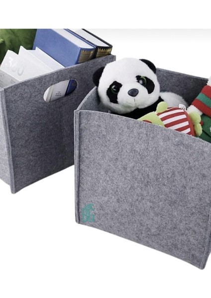 Gri Çok Amaçlı Keçe Organizer, Ev ve Ofis Düzeni Için Ideal Seçenek fırsatları