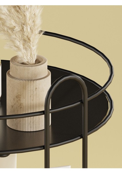 Çok Amaçlı Iki Katlı Banyo ve Makyaj Organizeri, Siyah Renkli fiyatları