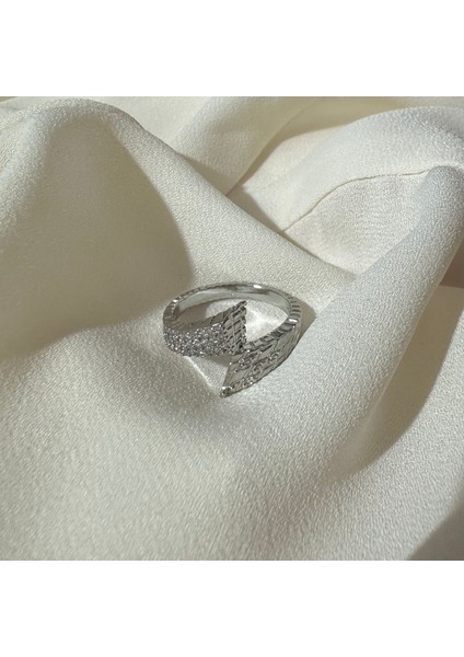 Birleşim Taşlı Çelik Yüzük fiyatları