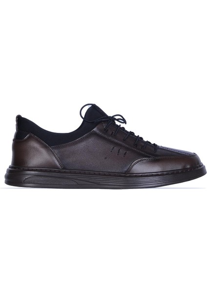 2027 Birkan Kahve Cilt Deri Erkek Casual Ayakkabı