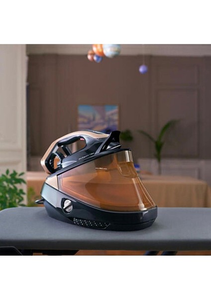 Ultra güçlü buhar 9 Bar Pro Express Vision Buhar Kazanlı Ütü, Akıllı Buhar, Yüksek Teknolojili + Hav&Yün Temizleyici