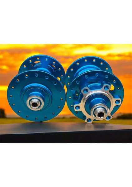 Hub Sesli Ön Arka Göbek Seti Mavi XYBC-680 Mandallı 6 Vida Disk indirimleri