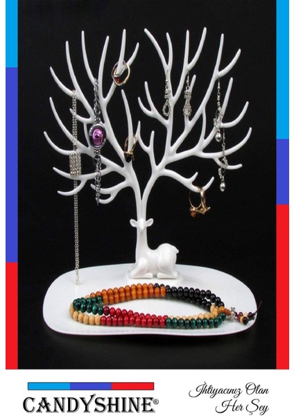 Geyik Temalı Takı Düzeni, Şık ve Pratik Takı Saklama Çözümü fiyatları