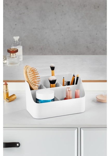 Beyaz Çok Amaçlı Kozmetik ve Makyaj Kutusu Organizeri fiyatları