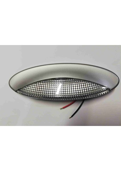 LED Lı Spot Lamba .oval Tıp. 6 LED Lı Saten Renk 12&GT;24V