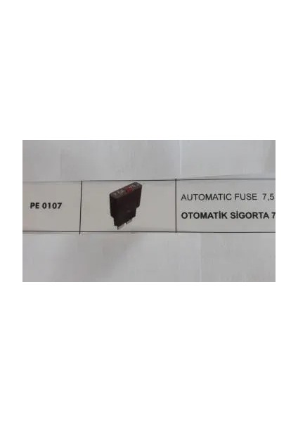 Otomatık Sigorta7.5 Amper