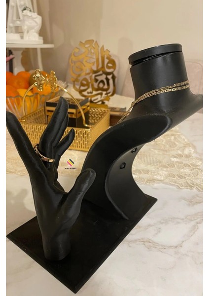 Şık Dekoratif Takı ve Yüzük Manken Teşhir Standı Seti, Organizer, Kolye ve Mücevher Sergileme fırsatları