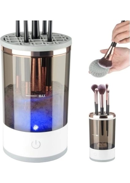 Otomatik Makyaj Fırçası Temizleme Cihazı, Pratik ve Hijyenik Kullanım Sağlar