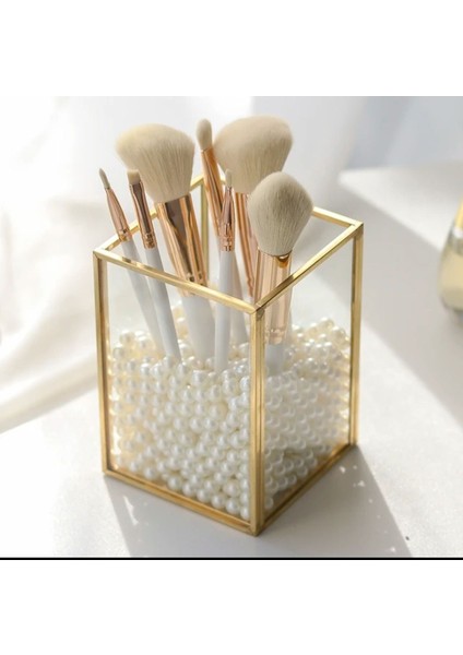 Gold Cam Makyaj Organizer, Şık ve Fonksiyonel Tasarım, Pirinç Detaylar. modelleri