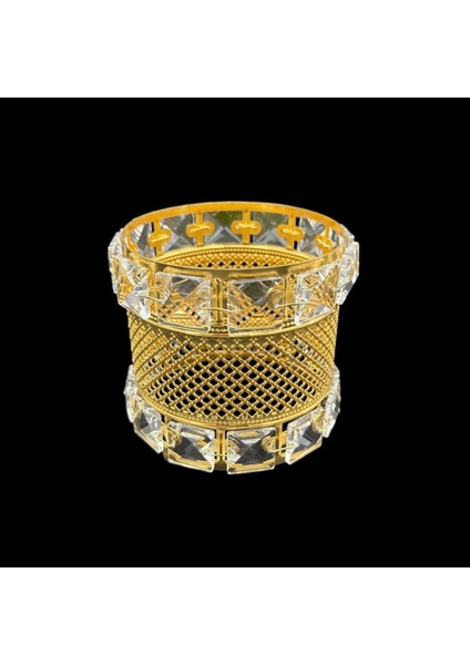 Şık Kristal Taşlı Makyaj Fırçası Organizeri Kozmetik Düzenleyici modelleri