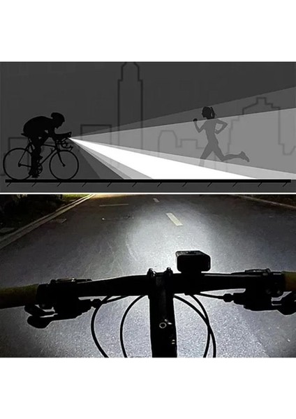 Çok Amaçlı Bisiklet Ön Işığı Uyarı Lambası Pilli Üçlü Parlaklık fiyatları