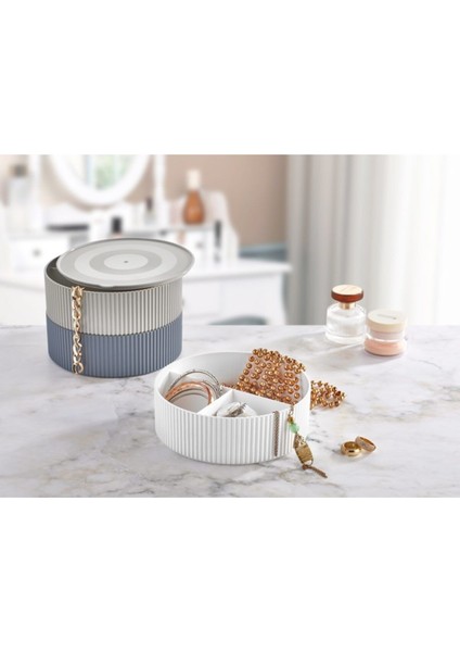 3'lü Çok Renkli Takı ve Iğne Organizer Seti Kapaklı, Pratik ve Şık Kullanım