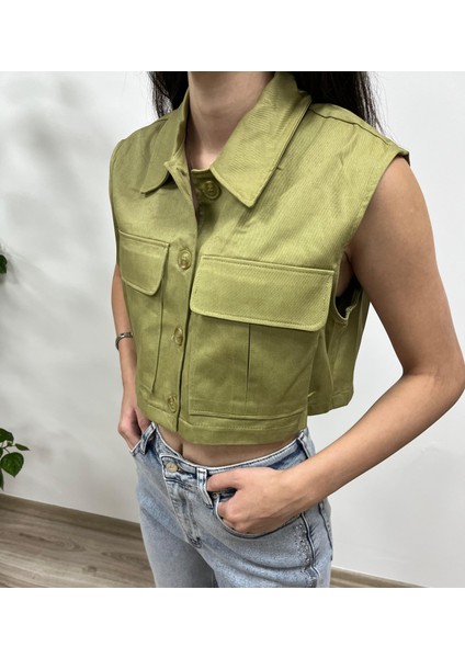 Cepli Crop Yelek fırsatları