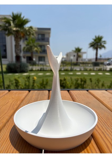 Deniz Kızı Kuyruğu Takı Düzenleyici, Yüzük ve Takı Standı, Beyaz indirimleri