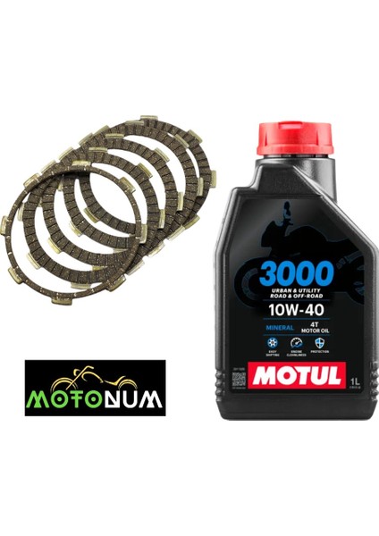 Mondial Mr 125 Balata Yağlı Bakım Seti Motul 3000 10W40 M0213