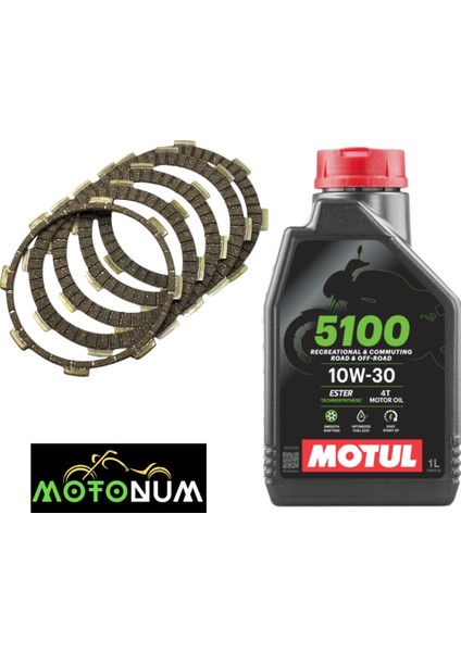 Mondial Mr 150 Balata Yağlı Bakım Seti Motul 5100 10W40 M0413