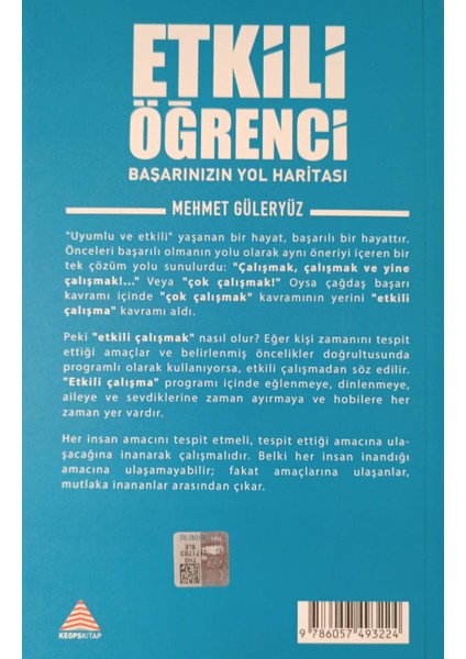 Etkili Öğrenci - Başarınızın Yol Haritası - Mehmet Güleryüz fiyatları