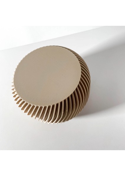 14X14X10 cm Spiral Desenli Şeffaf Kapaklı Saklama Kutusu, Düzenli ve Şık Depolama indirimleri