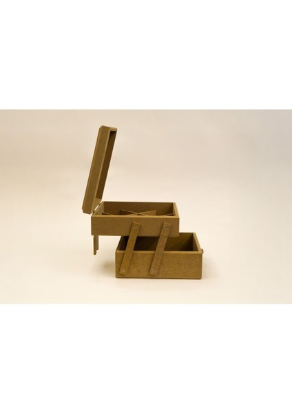 El Işçiliği Kahverengi Çok Amaçlı Kutusu, Boyama ve Saklama Için Uygundur modelleri