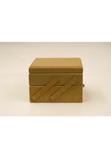 El Işçiliği Kahverengi Çok Amaçlı Kutusu, Boyama ve Saklama Için Uygundur