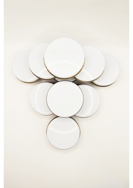 10'lu Metal Teneke Saklama Kutusu, Dekoratif ve Şık, 7,5x3 cm modelleri