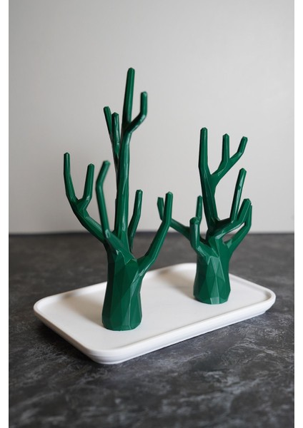 Çok Renkli Dekoratif Ağaç Takı Düzenleyici, Yüzük, Küpe, Kolye Askılığı fiyatları