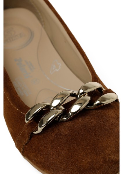 105434.Z5FX Kahverengi Kadın Düz Ayakkabı