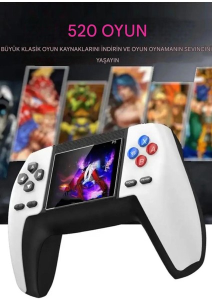 Fırsat7 Q5 Oyun Kutusu Retro El Tipi Oyun Konsolu 500 Oyunlu Tvye Aktarma Özellikli G4 Dahili Ateri modelleri